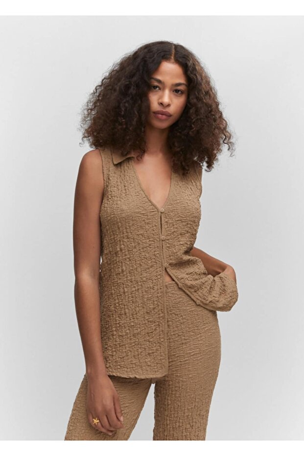 Webweste mit Polokragen - 1