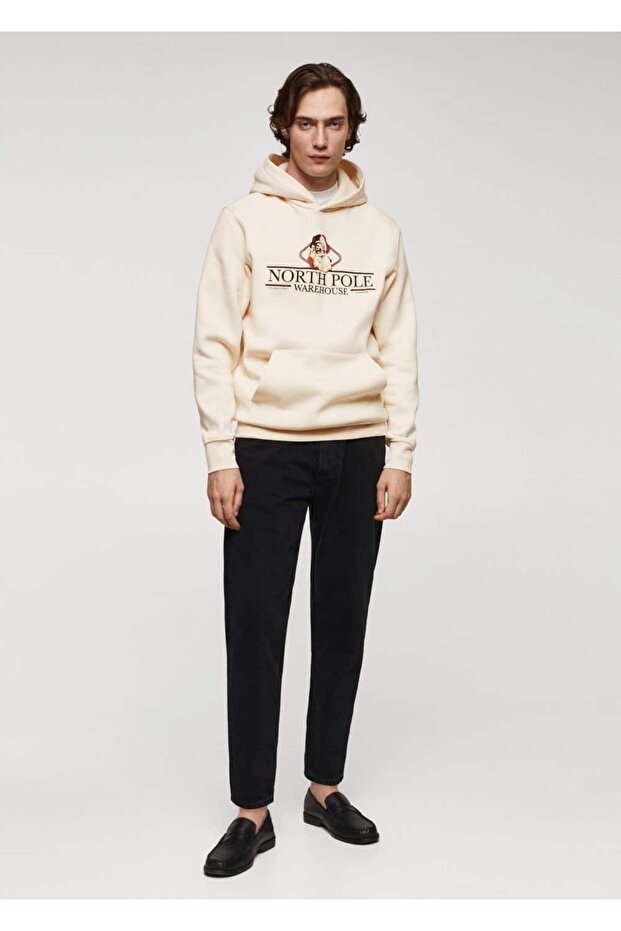 Pullover mit Samtdetail und Muster - 2