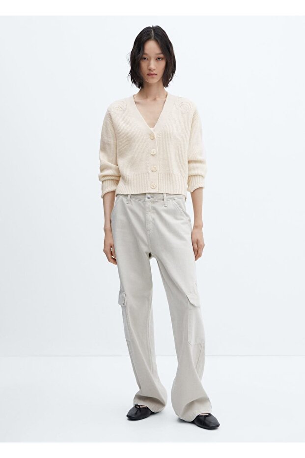 Omuz Detaylı Hırka - 2