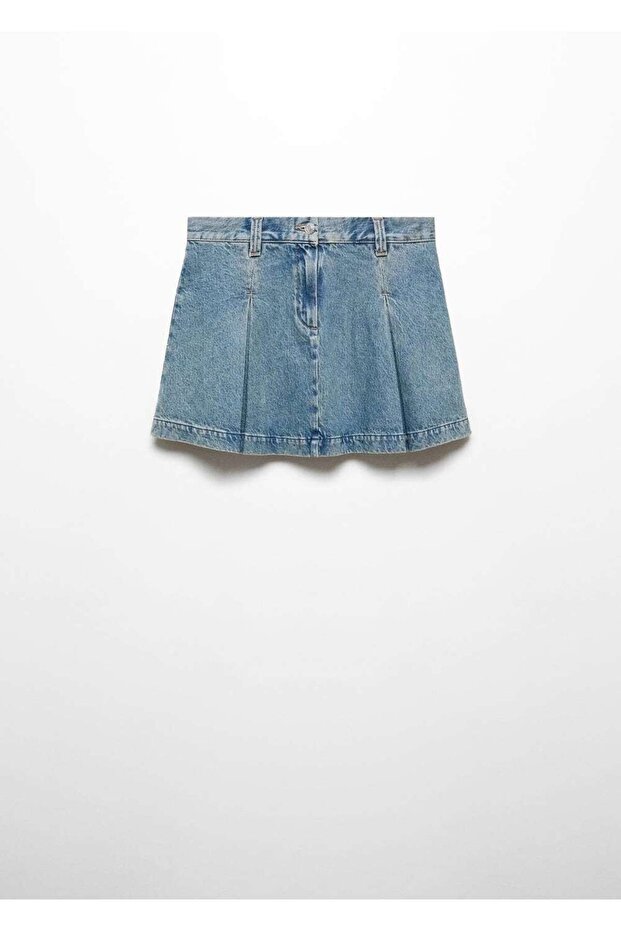 Pensli Denim Mini Etek - 3