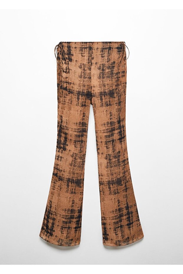 Halbtransparente gemusterte Hose - 3