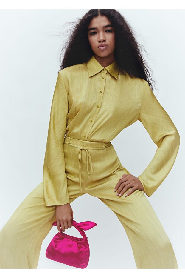 Pilili saten gömlek - 6