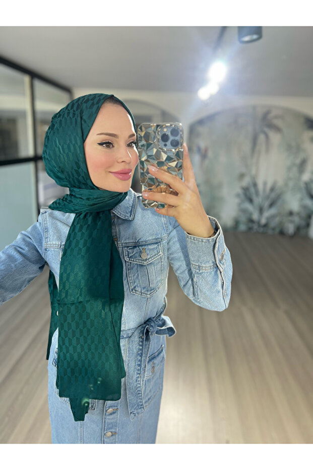 شال جاكار بنمط زيمروت كوزا