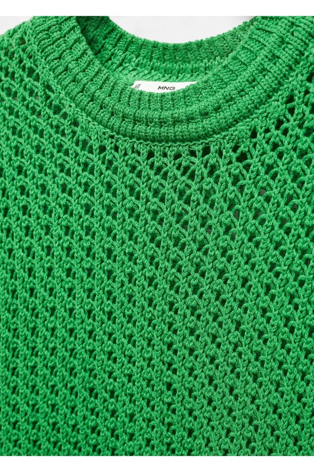 Dantel kısa kazak - 5