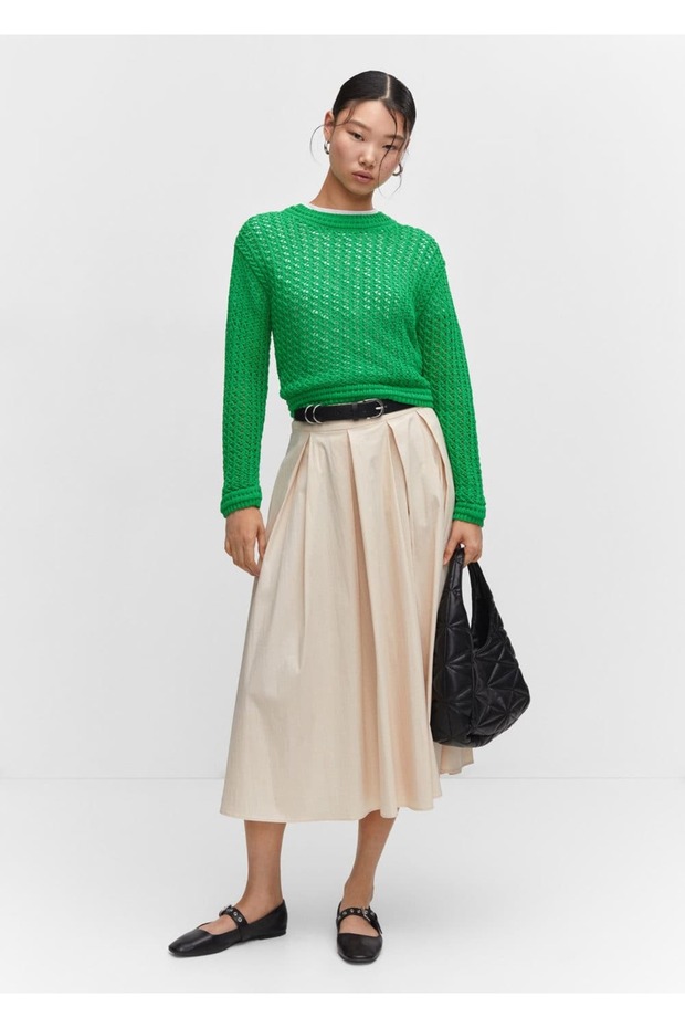 Dantel kısa kazak - 2