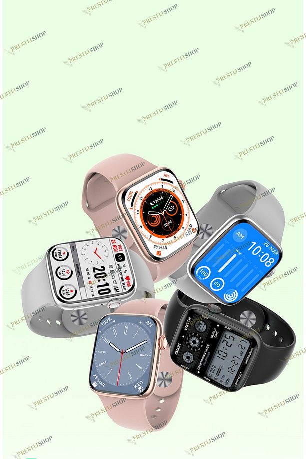 Gümüş Watch 7 Yeni Nesil Spor Ve Sağlık Sensörlü Ios Android Uyumlu Bluetooth Aramalı T700s Akıllı - 3