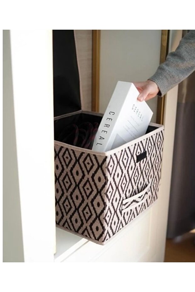 2 Pieces Bohe Multi-Purpose Box with Lid Mini Shelf Organizer - 3