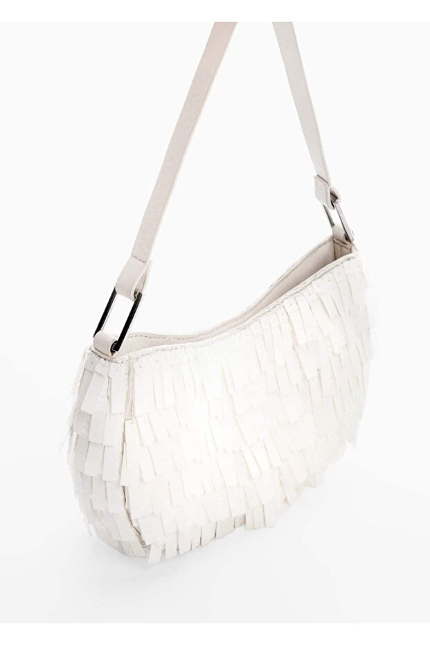 Püsküllü omuz çantası - 1