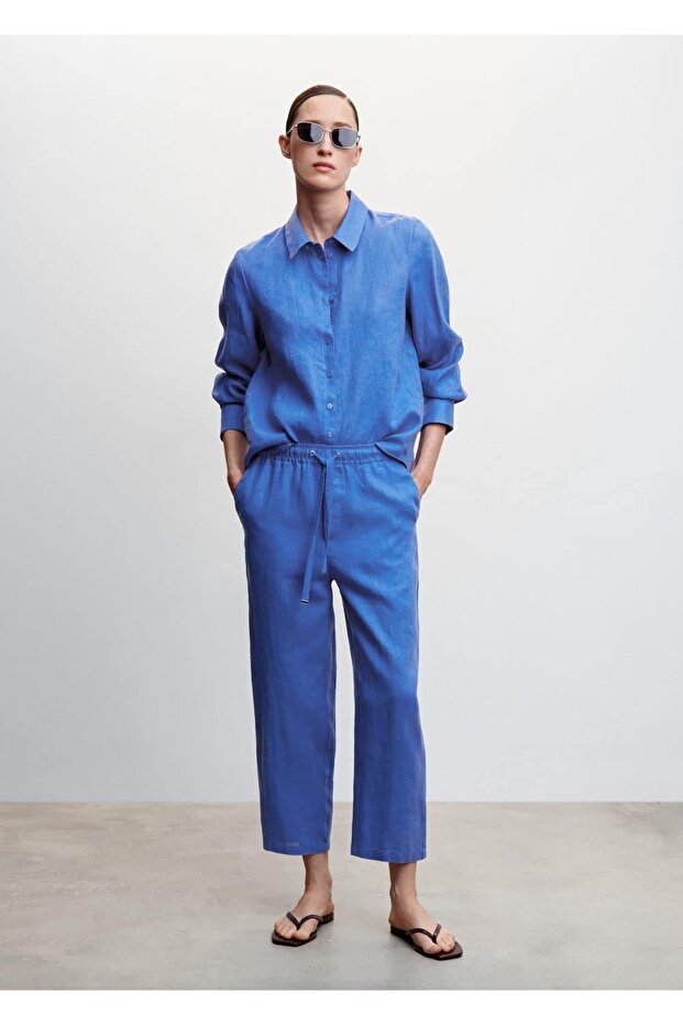 Keten Jogger Pantolon - 2