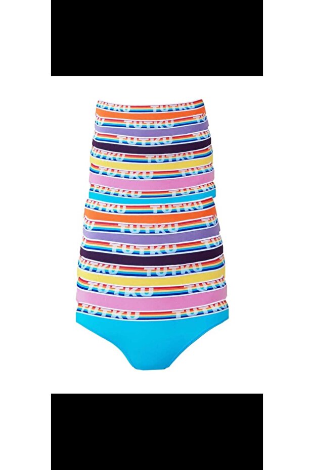 Hazal women's 12 pieces bikini panties