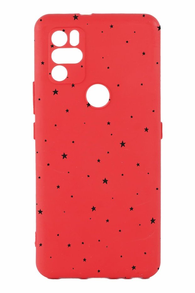 X300 Red Color Silicone Case with Print and Camera Protection