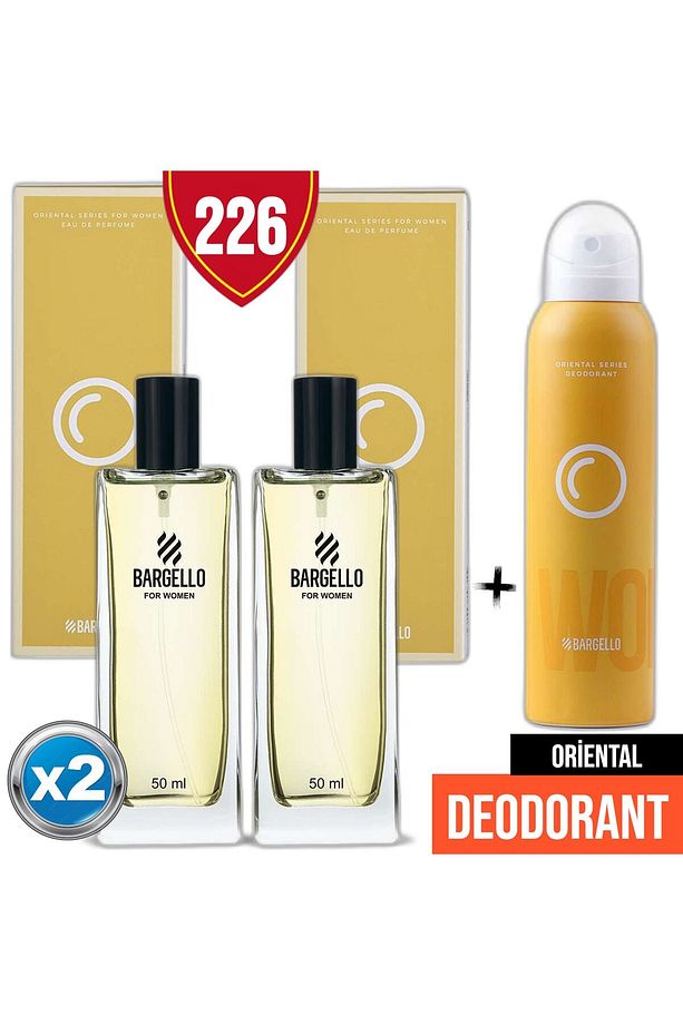 Parfüm 226x2 (2adet) Oriental 50 Ml Edp + Oriental Deodorant 150 Ml - 2