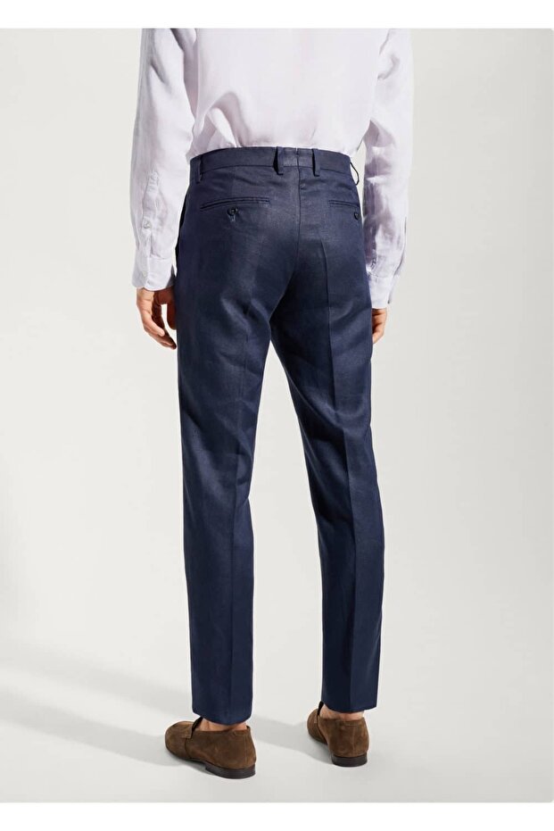 %100 keten pantolon - 4