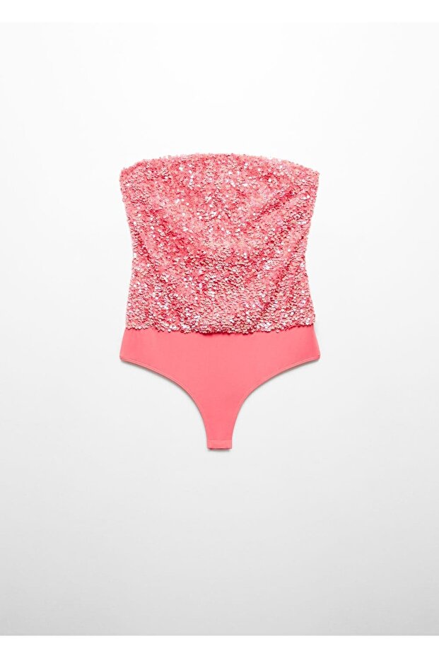 Payetli çıtçıtlı body - 3