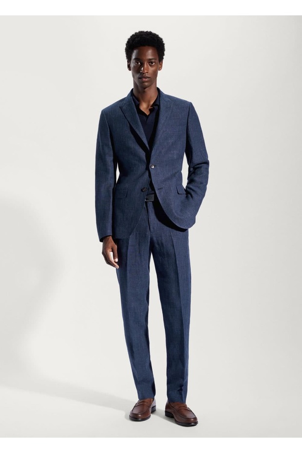 %100 keten pantolon - 2