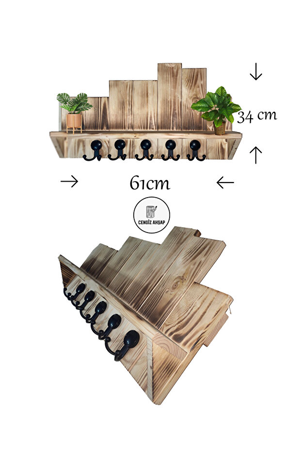Ahşap Askılık - 1