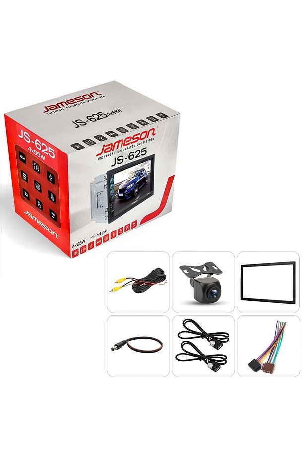 Double Teyp 7" 4x55w Mi?rrorli?nk Bt/usb/sd/fm/aux Kamerali Jameson Js-625 - 4