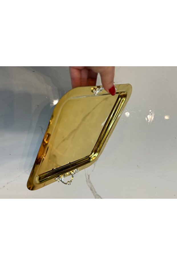 Single Metal Presentation Tray 22cm - 8