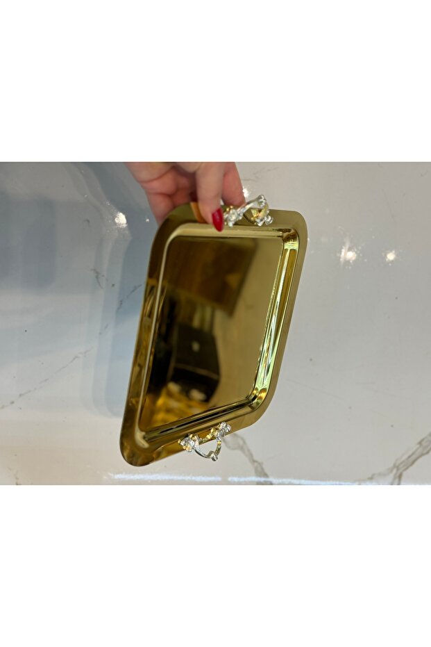 Single Metal Presentation Tray 22cm - 7