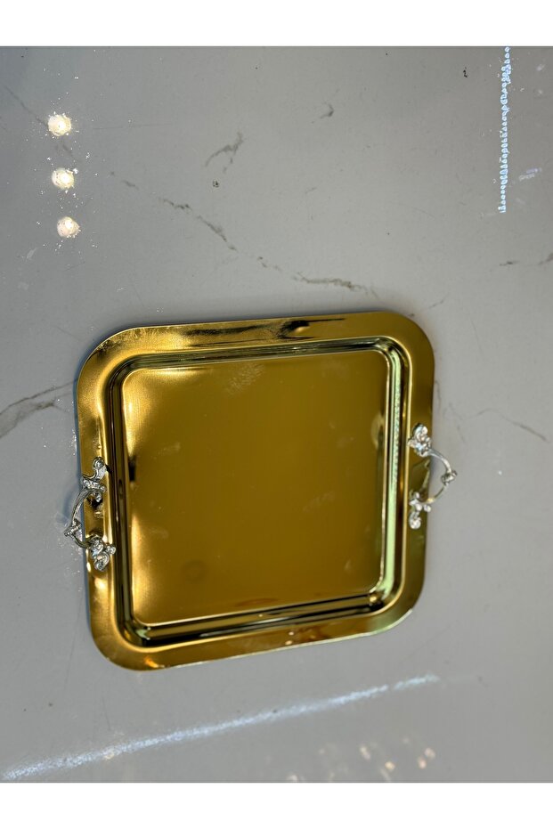 Single Metal Presentation Tray 22cm - 5