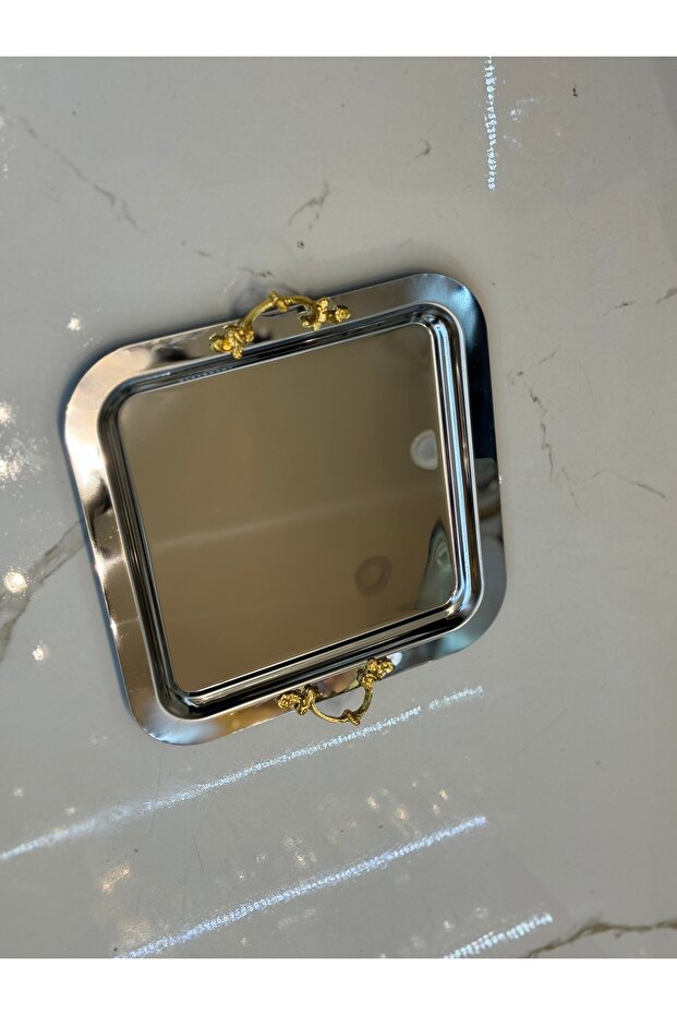 Single Metal Presentation Tray 22cm - 2