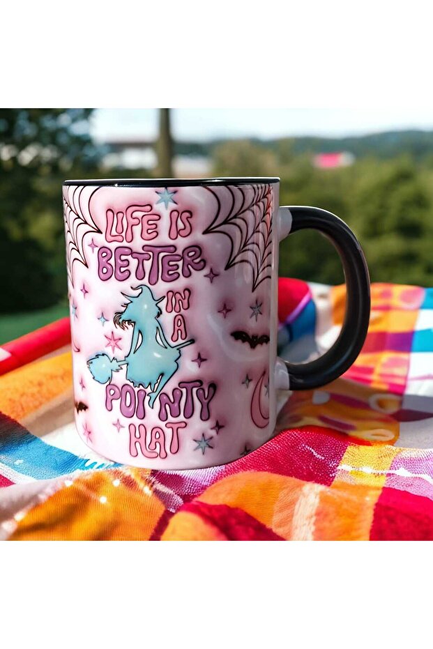 Life Is Better Design Mug-Witch Mug Gift