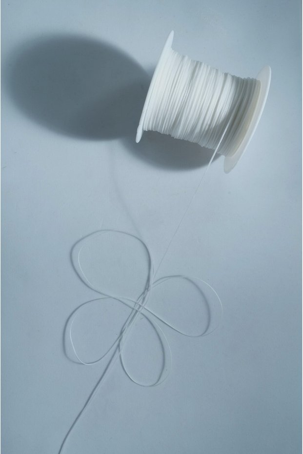 Pearlescent White Color 0.8 Mm 100 Meters Waxed Rope Saddler Leather Sewing Rope Necklace Jewelry Design Bracelet Rope