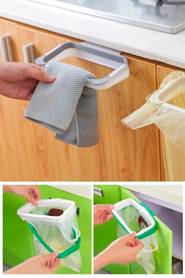 ÇÖP POŞETİ TUTUCU APARAT BEZ & HAVLU & ÇÖP POŞETİ TUTUCU PLASTİK APARAT - 1