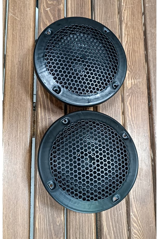 13cm Hoparlör ve Midrange Koruma Kapağı Siyah Plastik 1takım (2adet) - 3