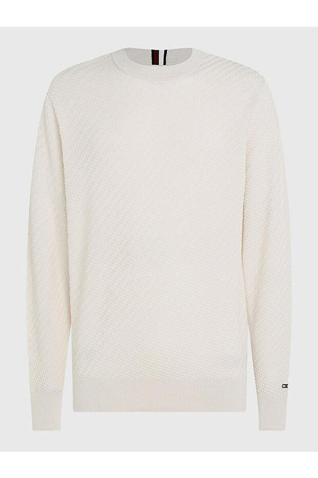 BASKETWEAVE STRUCTURED C NK - 5