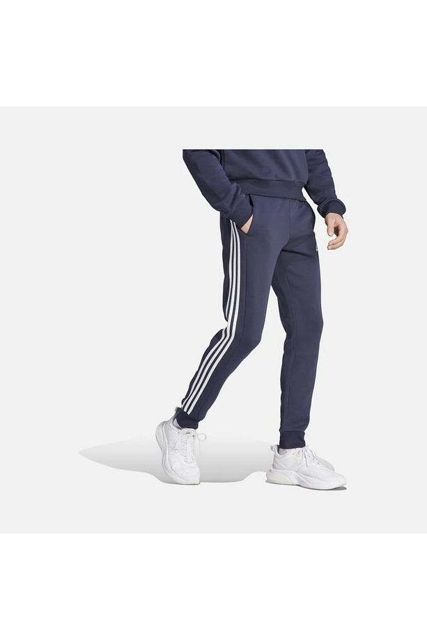 Essentials Fleece 3-Stripes Tapered Cuff Eşofman Altı - 5