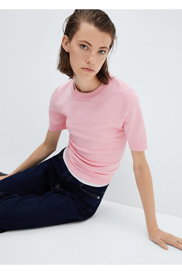 Kısa kollu kazak - 5