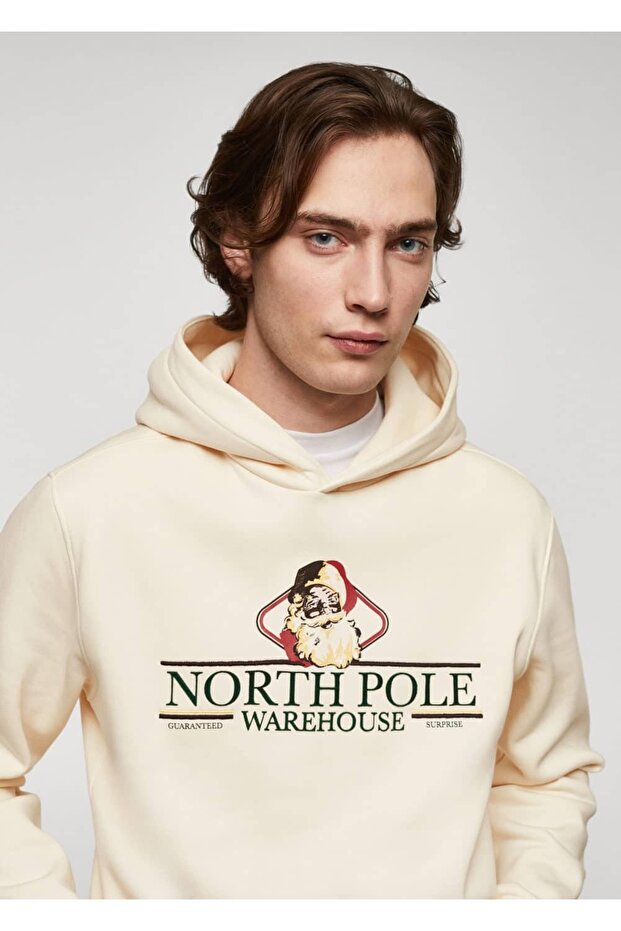 Pullover mit Samtdetail und Muster - 7