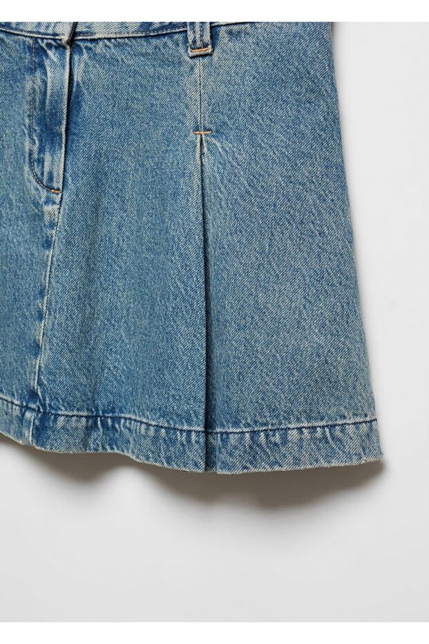 Pensli Denim Mini Etek - 6