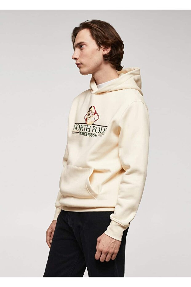 Pullover mit Samtdetail und Muster - 5