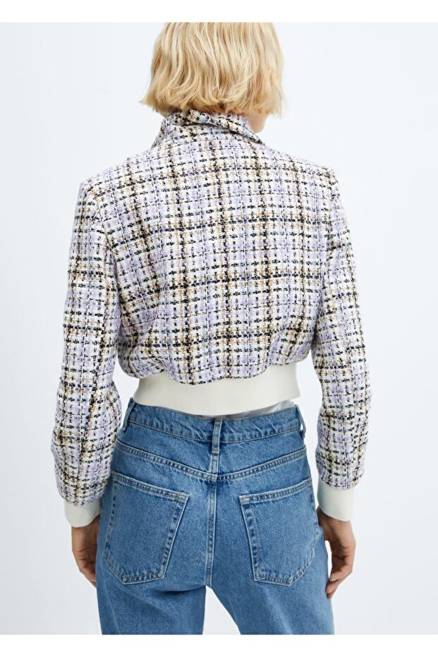 Bomber Tarz Tüvit Ceket - 4