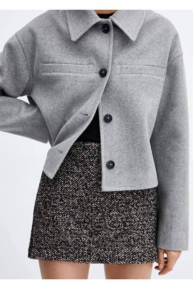 Kırçıllı Mini Etek - 7