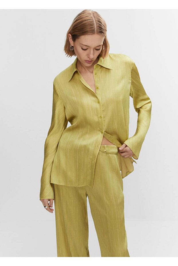 Pilili saten gömlek - 1