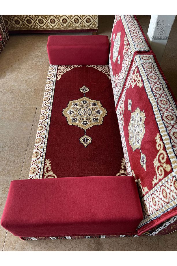 150cm Tek Yer Minderi - Selçuklu - Satışa Hazır Ürün (2Kolçak) - 8