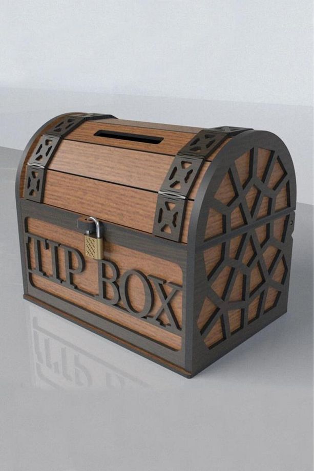 Klitli Tip Box Bahşiş Kutusu Ve Kumbara Sandık Tipi Tipbox - 1