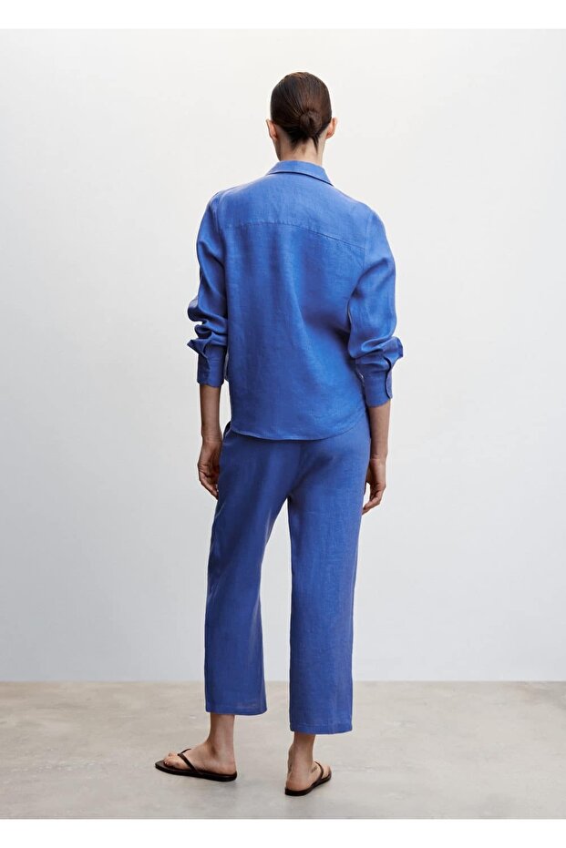 Keten Jogger Pantolon - 4