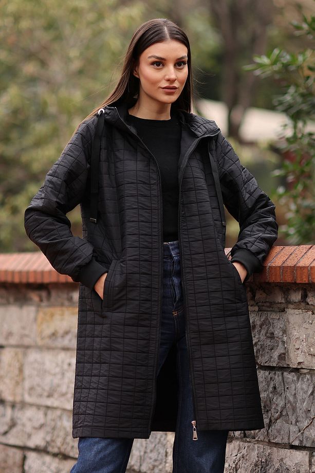 5138 Kapitone Uzun Mont - D. Siyah - 1