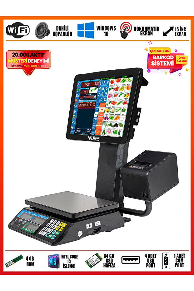 Manav Barkod Sistemi | Evrensel Set - 1