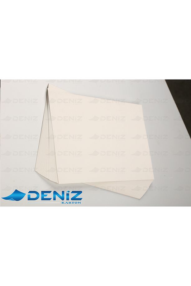 50 Adet 210 gr - A4 Amerikan Bristol Kağıdı - Mat Parlak Kağıt - Kalın - 7