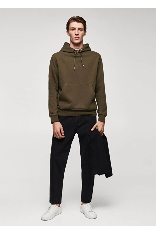 Pamuklu Kapüşonlu Sweatshirt - 2