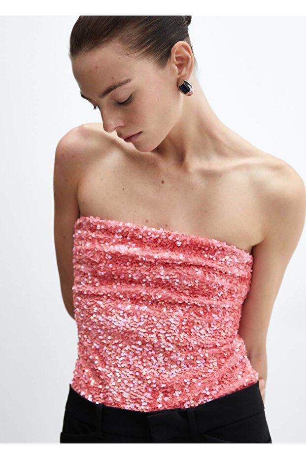 Payetli çıtçıtlı body - 6