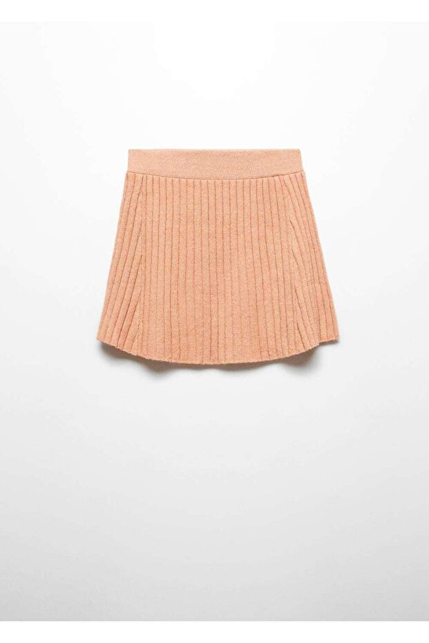 Fustă a - line cu nervuri - 3