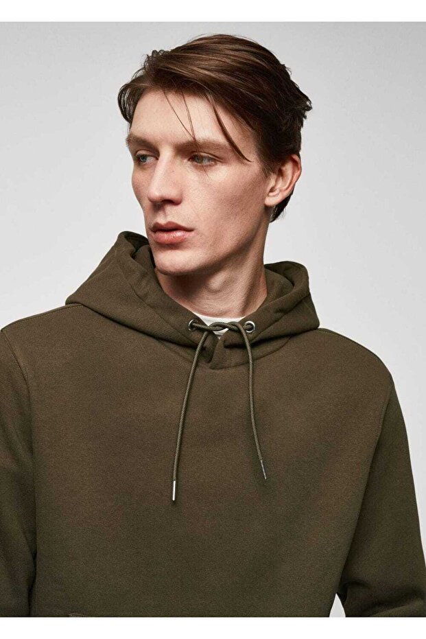 Pamuklu Kapüşonlu Sweatshirt - 7