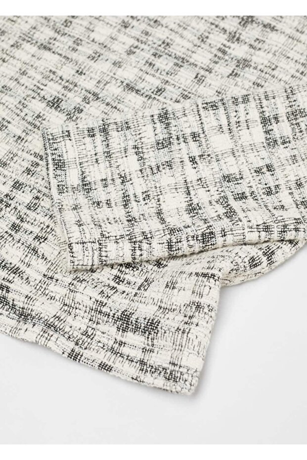 Tweedpullover mit Rundhalsausschnitt - 5