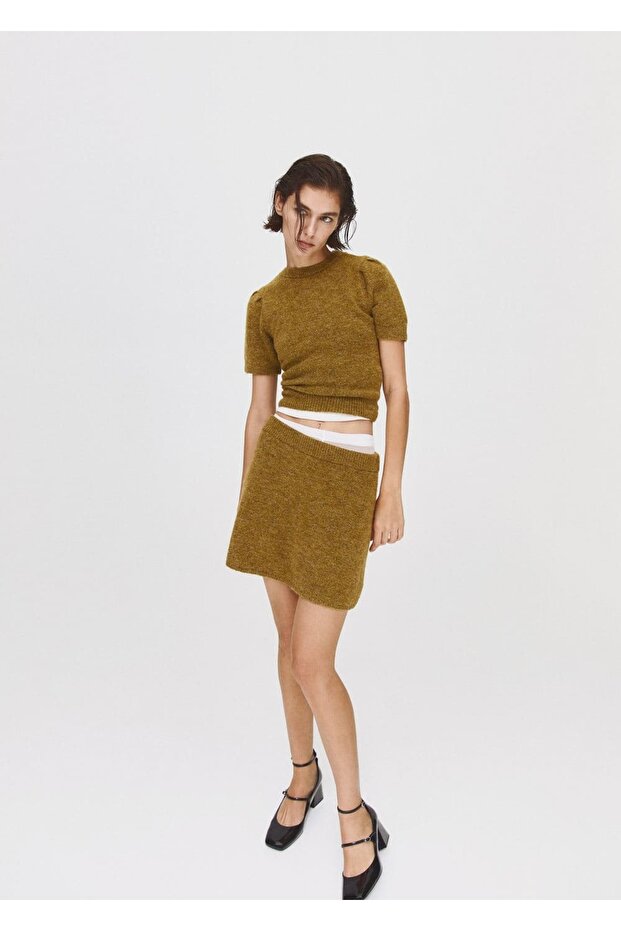 Triko mini etek - 6